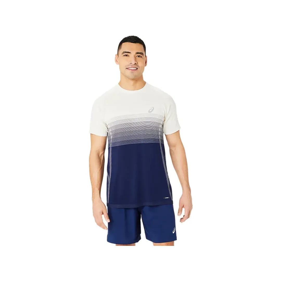 ASICS Seamless Short Sleeve T-Shirt - Navy