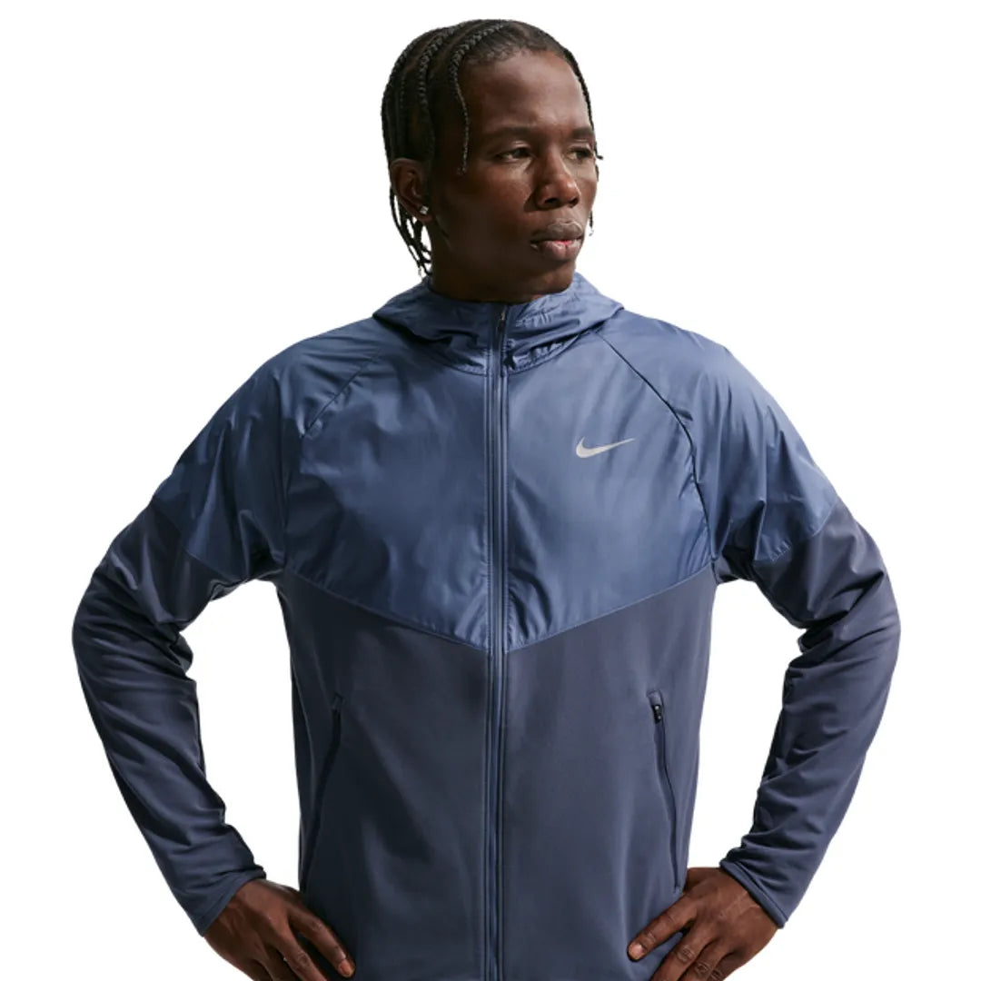 Nike Miler Repel Winterized Running Jacket - Thunder Blue