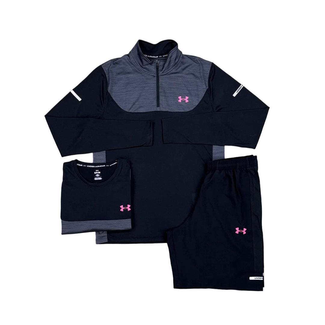 Under Armour - Tech Utility 3 Piece Pink/Black
