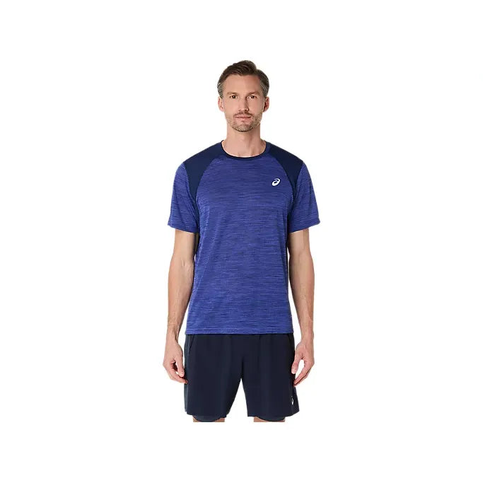 Asics Road Core Short Sleeve Top - Dark Cobalt
