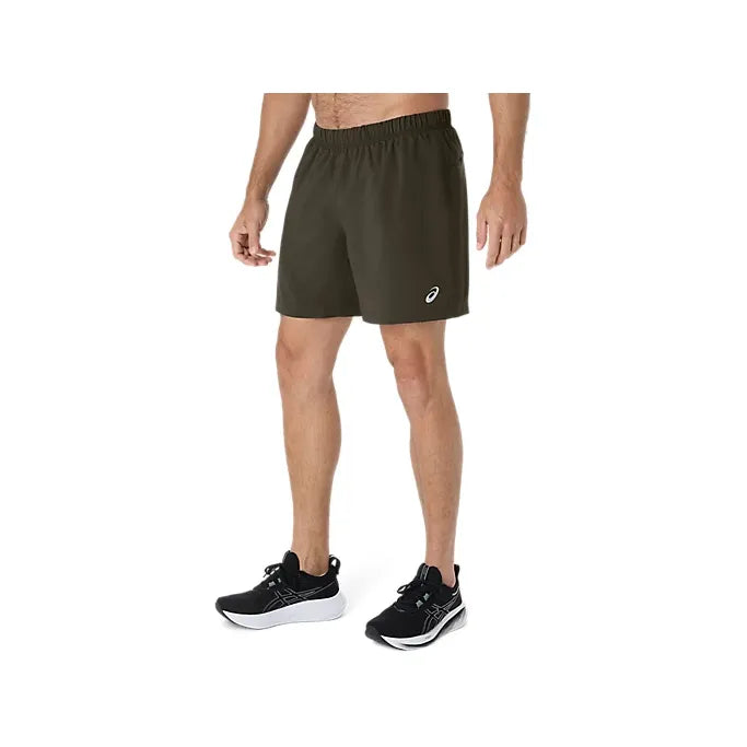 Asics Road Core 5 inch Short - Brown Stone