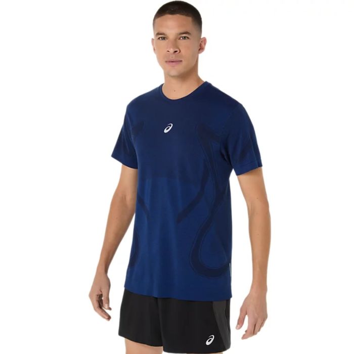 Asics Road Seamless Top - Navy Blue
