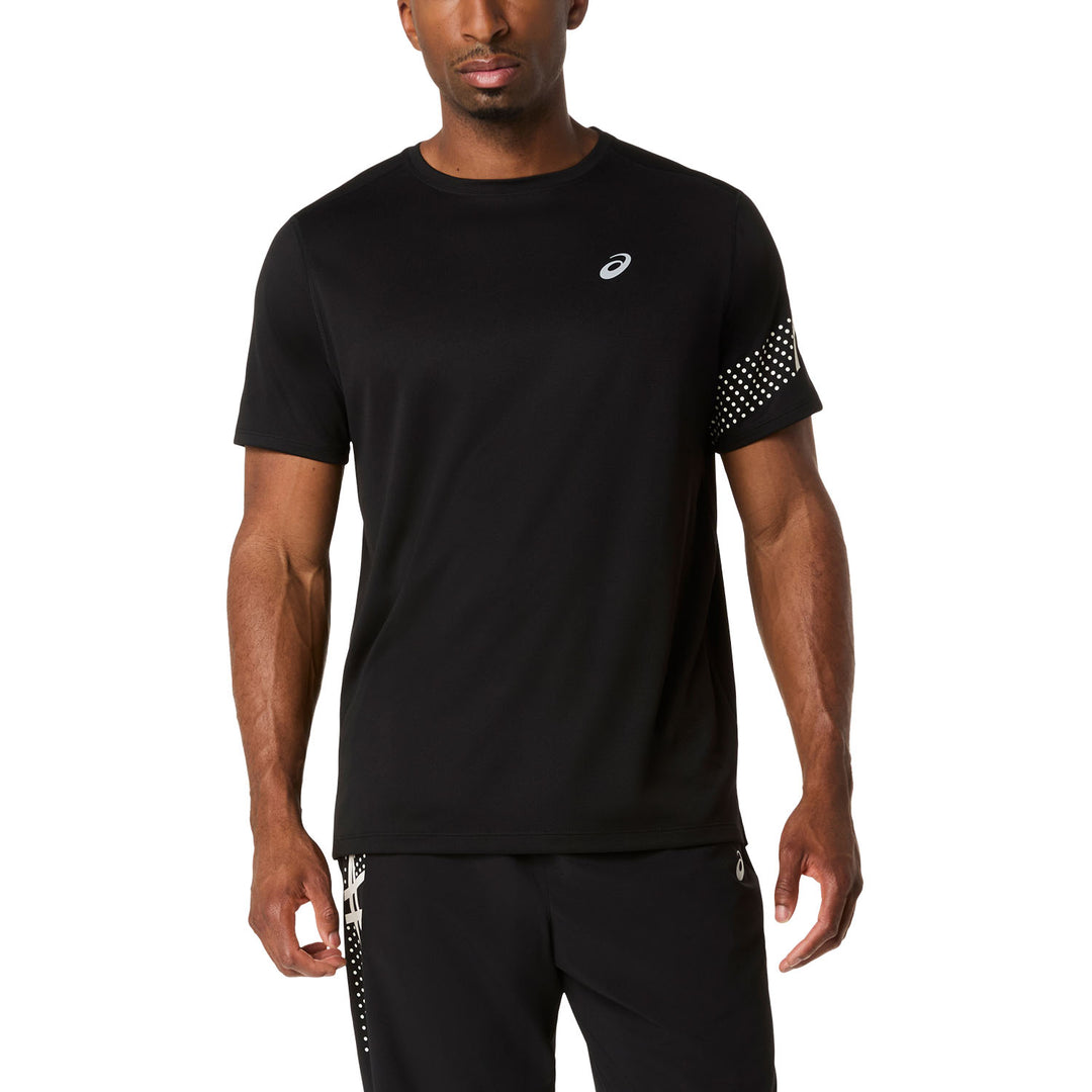 Asics Icon Short Sleeve Top - Performance Black/Cream