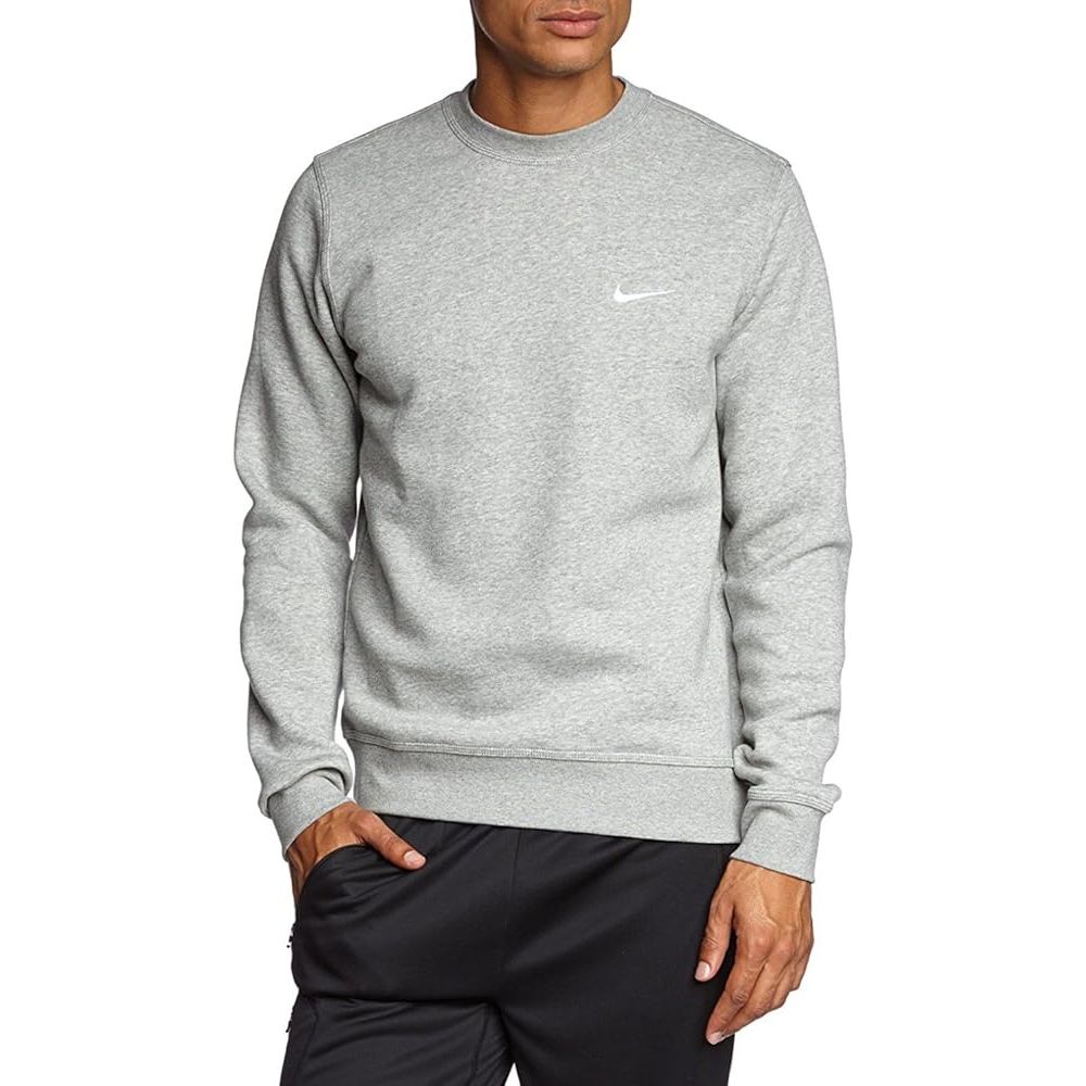 Nike Club Sweatshirt Ft Crew - Grey