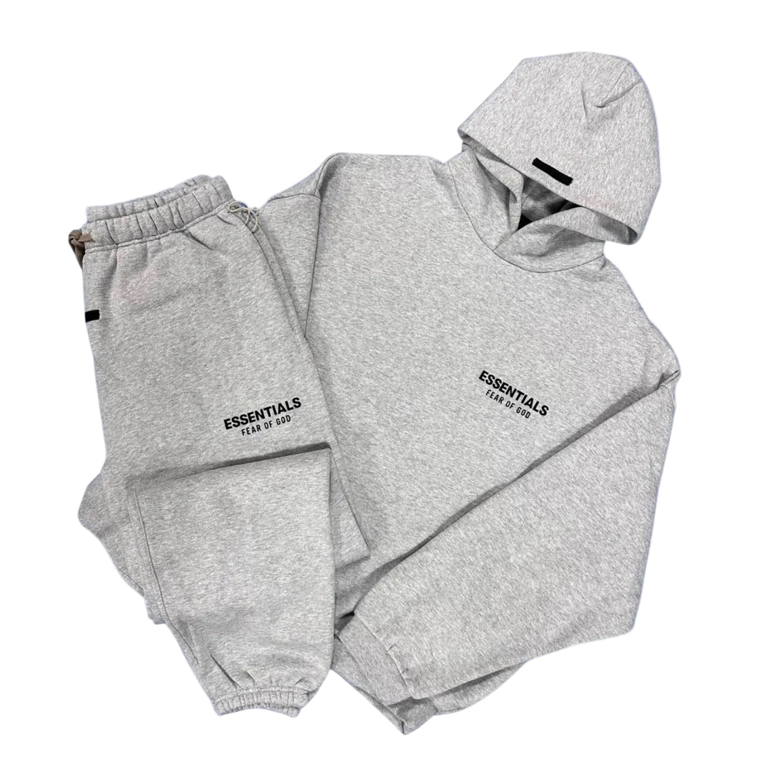 Essentials Fear Of God Tracksuit - Light Heather Grey FW24