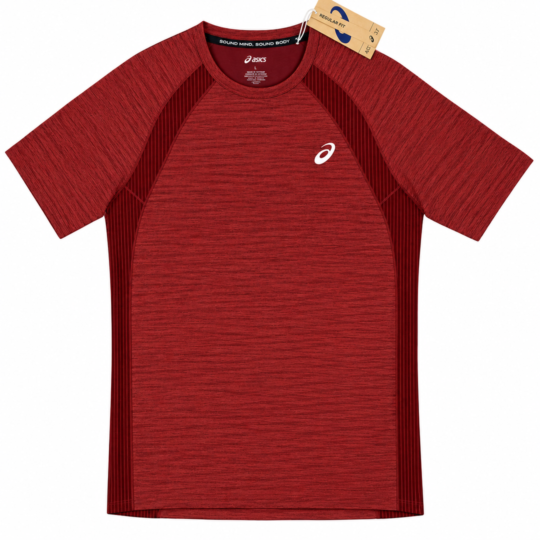 Asics Road Core T-Shirt Maroon