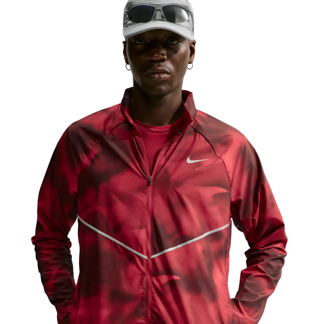 Nike Stride Plus Jacket - Tough Red / Cloud Effect