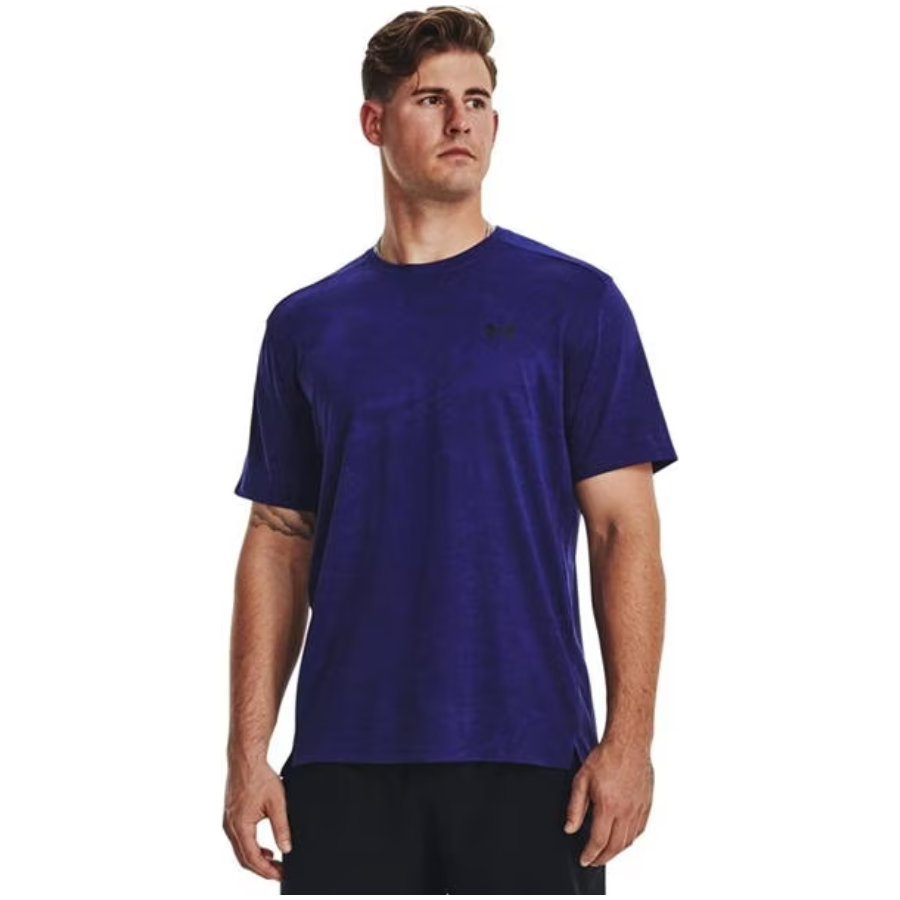 Under Armour - Navy Blue Jacquard T-shirt