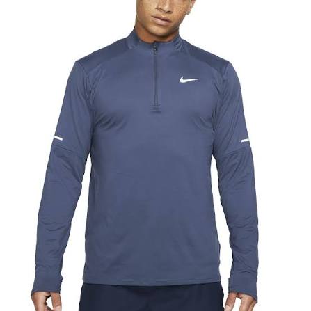 Nike Dri-FIT Element Logo Half Zip - Thunder Blue