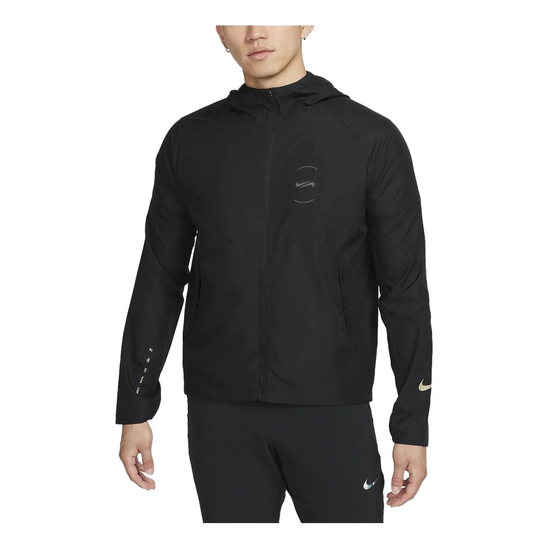 Nike Repel Miler running jacket - Double Swoosh Black