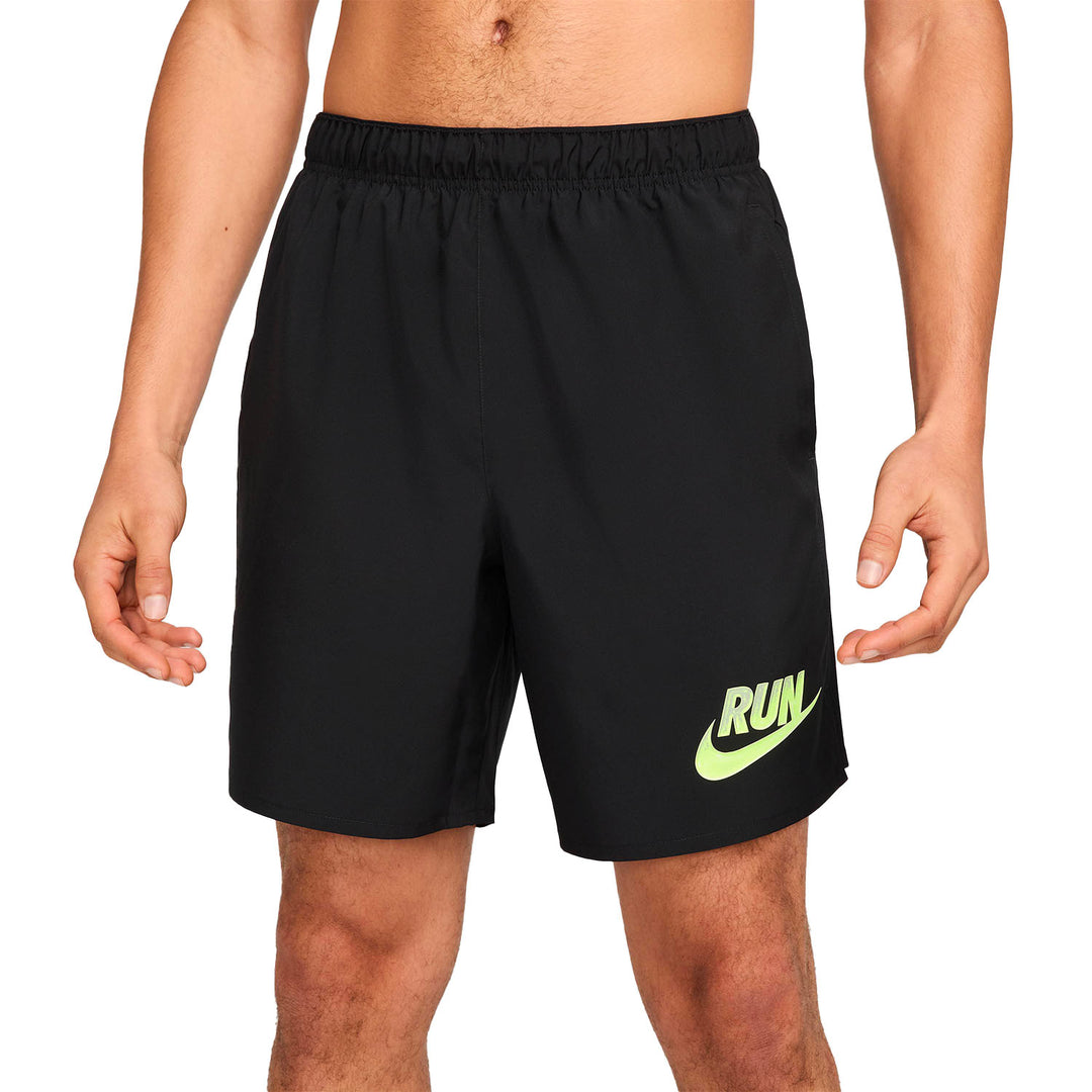 Nike Run Energy HBR UV Challenger Shorts- Black