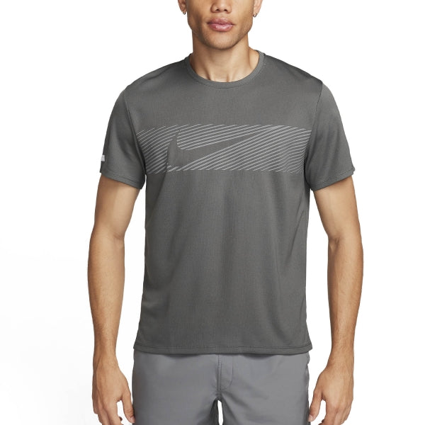 Nike Miler Flash Dri-FIT UV short-sleeve running top - Iron Grey