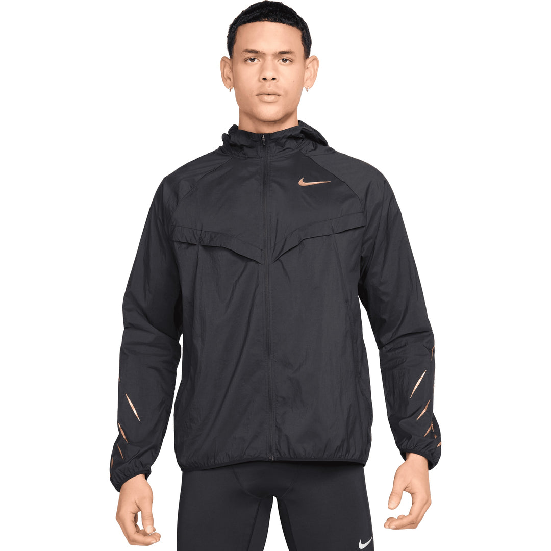 Nike x Jakob Water-Repellent Running Jacket - Black/Gold