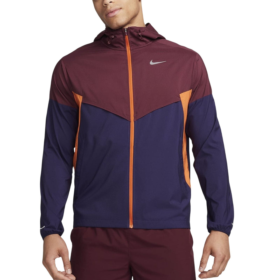 Nike Windrunner Repel Running Jacket - Maroon Multi