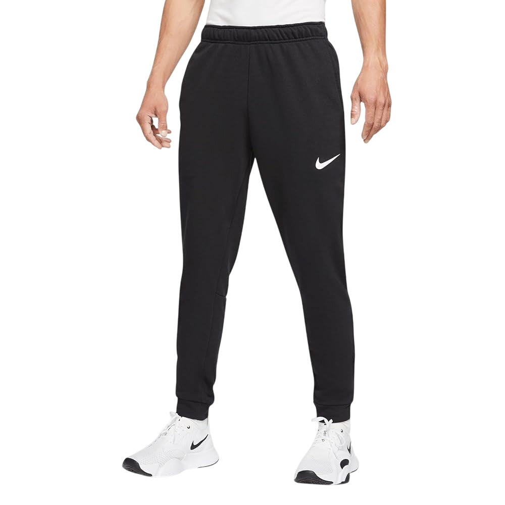 Nike Dry Dri-FIT Hooded Fitness Full Zip Pants- Black