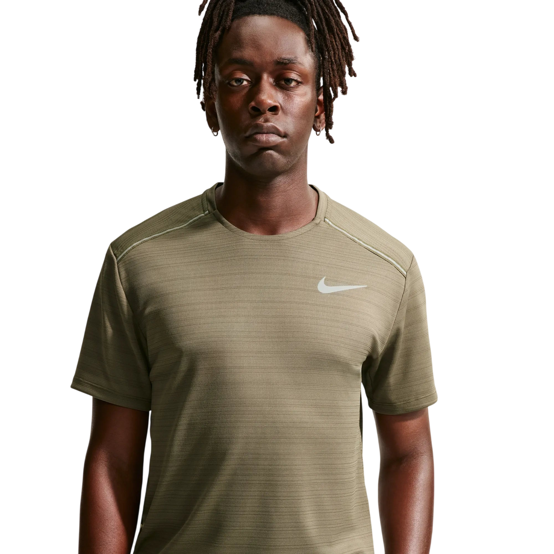 Nike 1.0 Miler Running T-shirt - Medium Olive