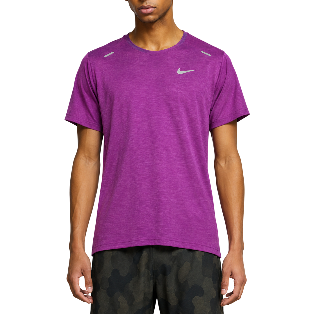 Nike Stride Dri-FIT ADV Short-Sleeve Running Top - Lilac