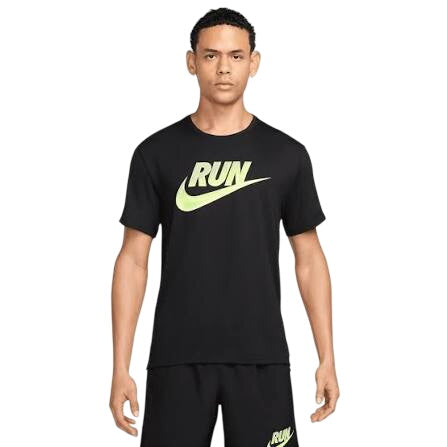 Nike Run Energy HBR UV Miler T-Shirt - Black