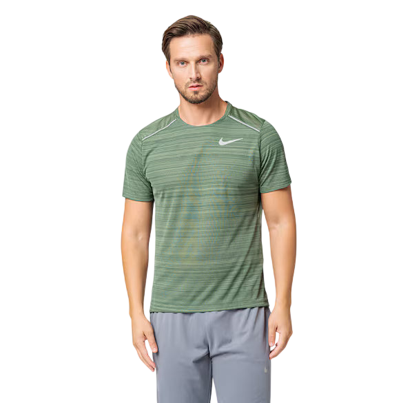 Nike 1.0 Miler Running T-shirt - Pine Green