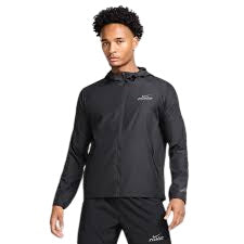 Nike Miler Flash Water-Repellent Running Jacket - Black