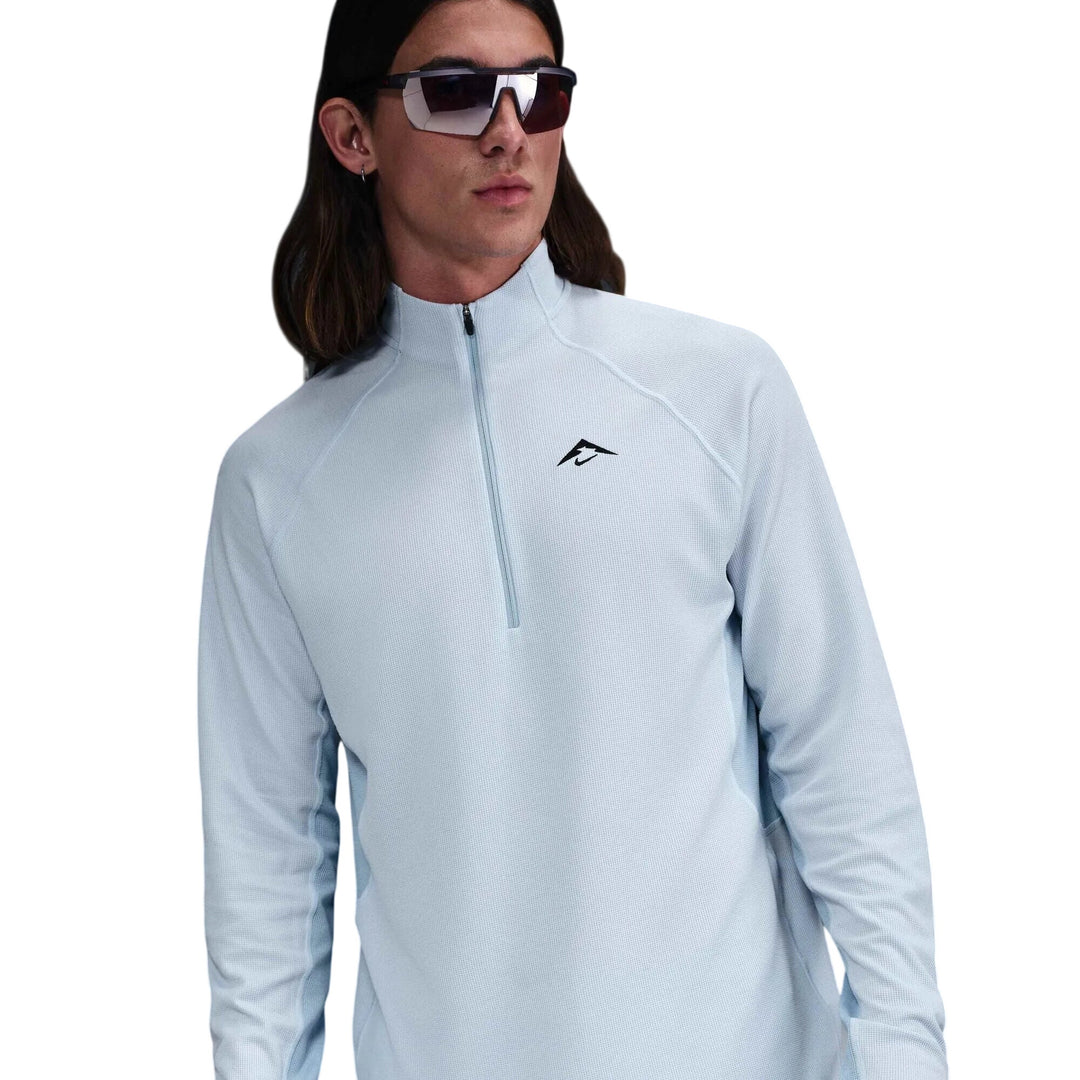 Nike Trail Dri-FIT 1/2-Zip mid-layer top - Football Grey / Light Armoury Blue / Black