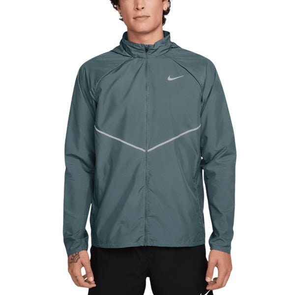 Nike Miler Repel UV running jacket - Mineral Slate