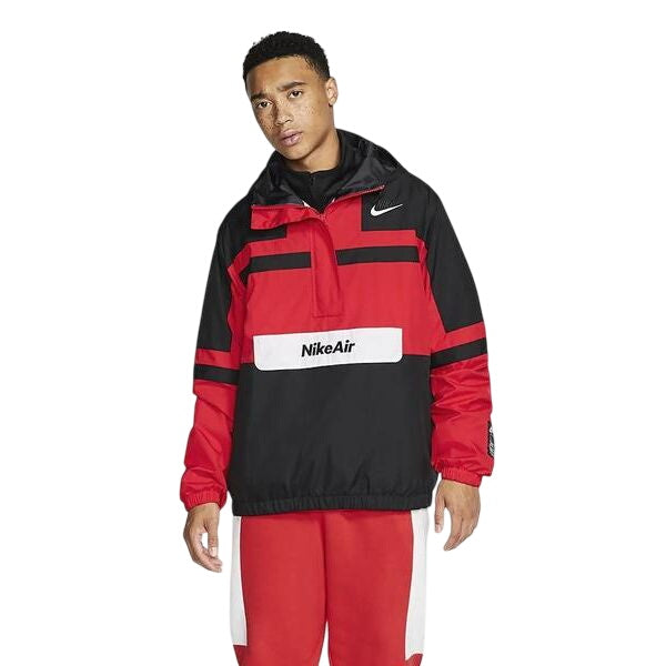 Nike 'Dave' Jacket Hooded Sportswear - Red/Black/White