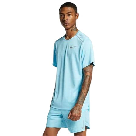 Nike 1.0 Miler Short-Sleeve Running Top - Worn Blue