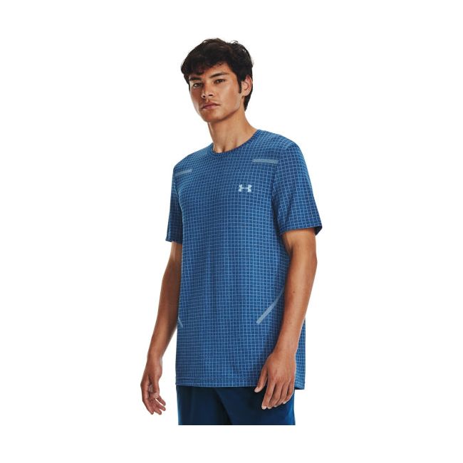 Under Armour - Blue Chequered T-Shirt